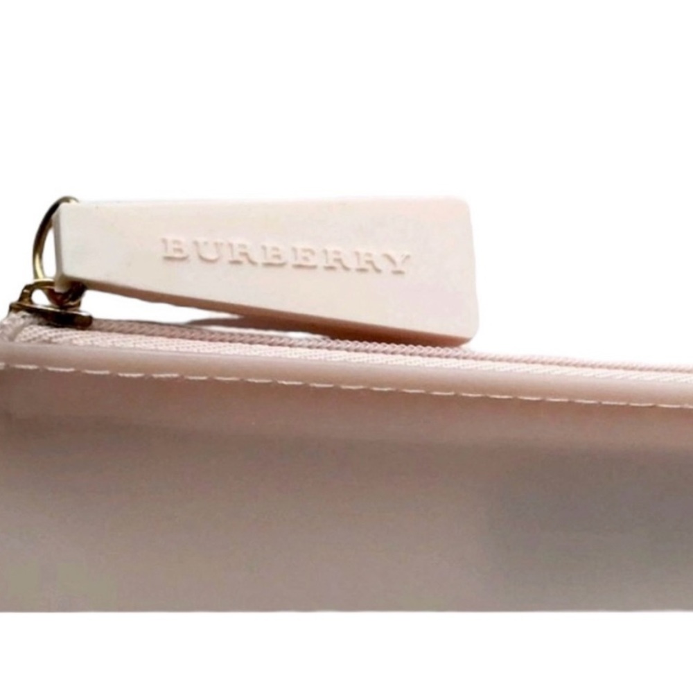 NIP Burberry Zip Pink Opaque Pouch - Beauty - Picture 2 of 3